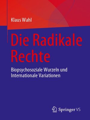 cover image of Die Radikale Rechte